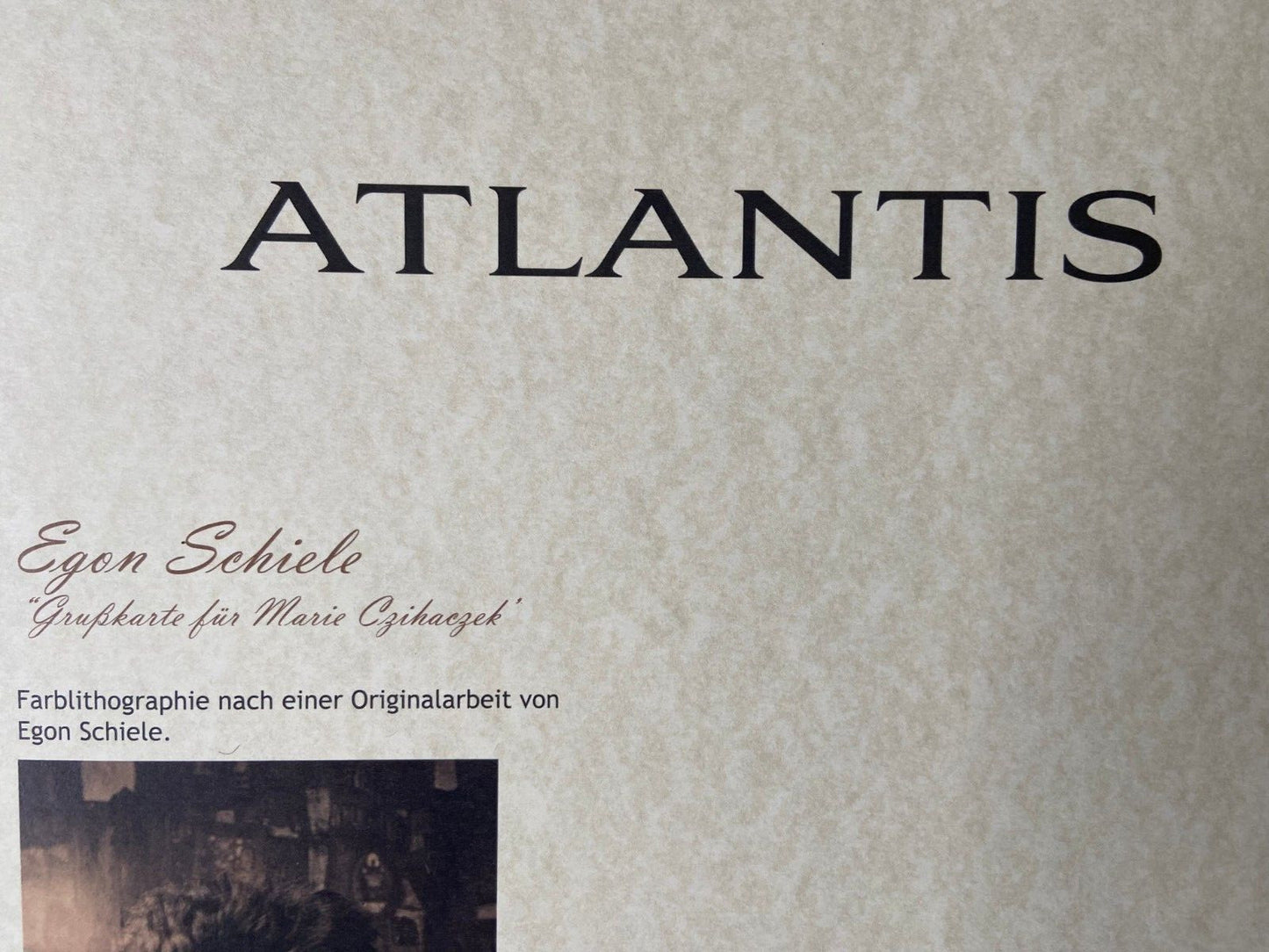 Egon Schiele Lithograph Coa Signed Numbered By Hand. Edvard Munch