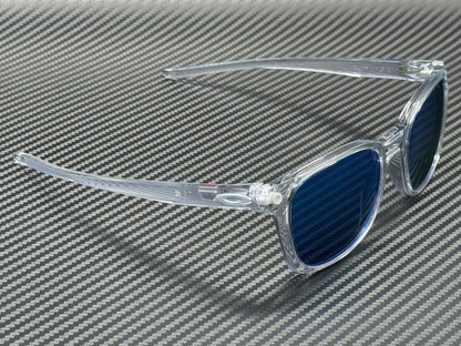 OAKLEY OO9018 02 Polished Clear Prizm Sapphire Men's 55 mm Sunglasses