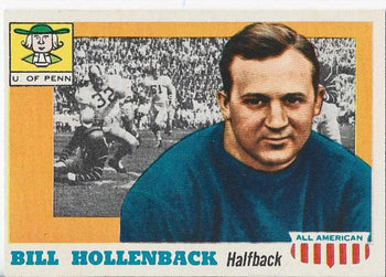 Bill Hollenback 1955 All American Card
