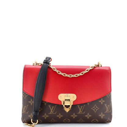 Leather Louis Vuitton Saint Placide Handbag Monogram Canvas and
