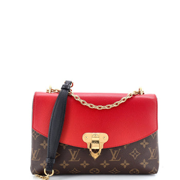 Leather Louis Vuitton Saint Placide Handbag Monogram Canvas and