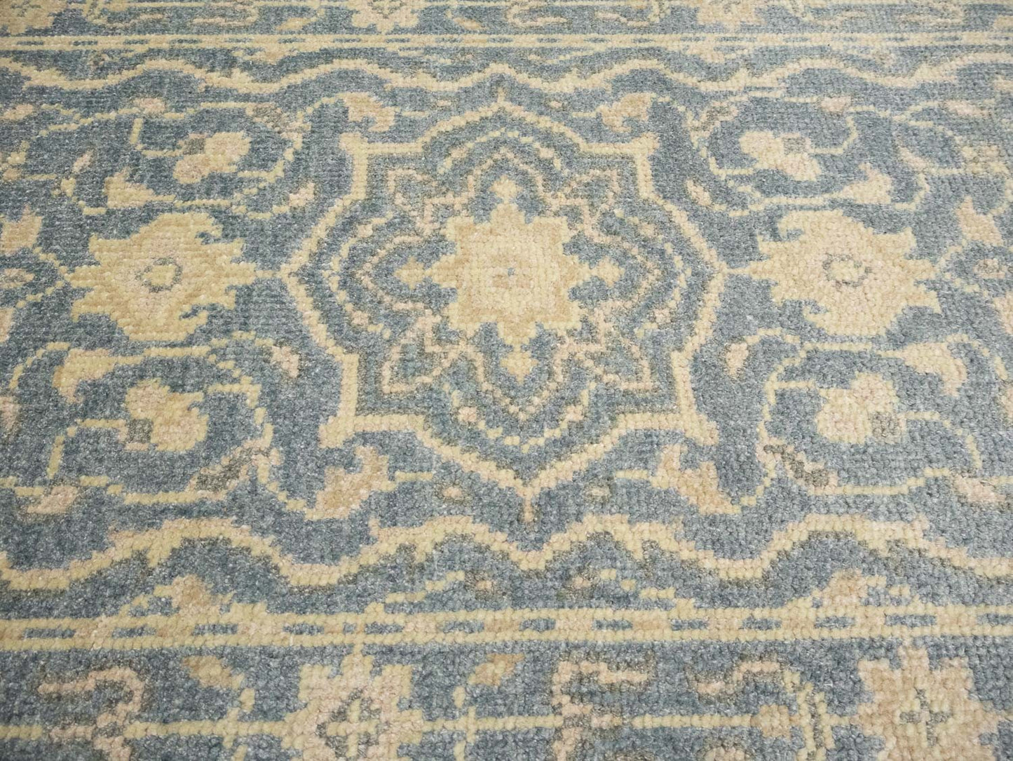 2'6X19'9 Hand-Knotted Oriental Rug Floral Style Transitional Hallway Carpet