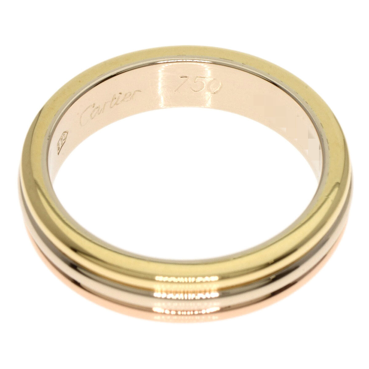 Cartier   Ring Three Colors # 46 K18 Yellow Gold