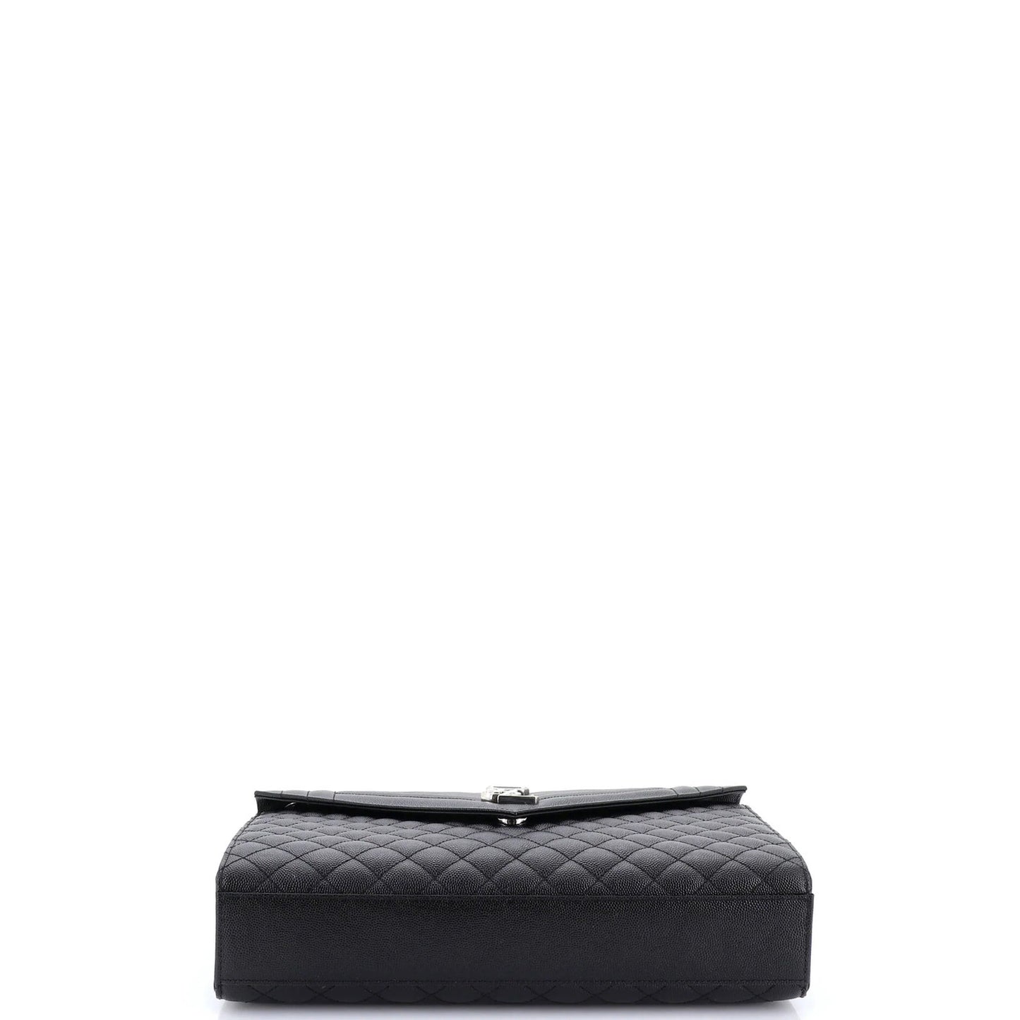 Saint Laurent Classic Monogram Envelope Satchel Mixed Matelasse Leather Large