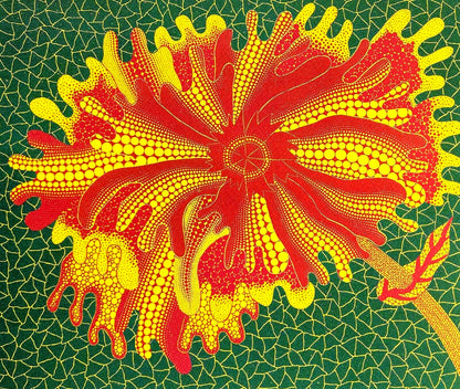 Yayoi Kusama Lithograph Mori Museum Coa Hand