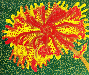 Yayoi Kusama Lithograph Mori Museum Coa Hand