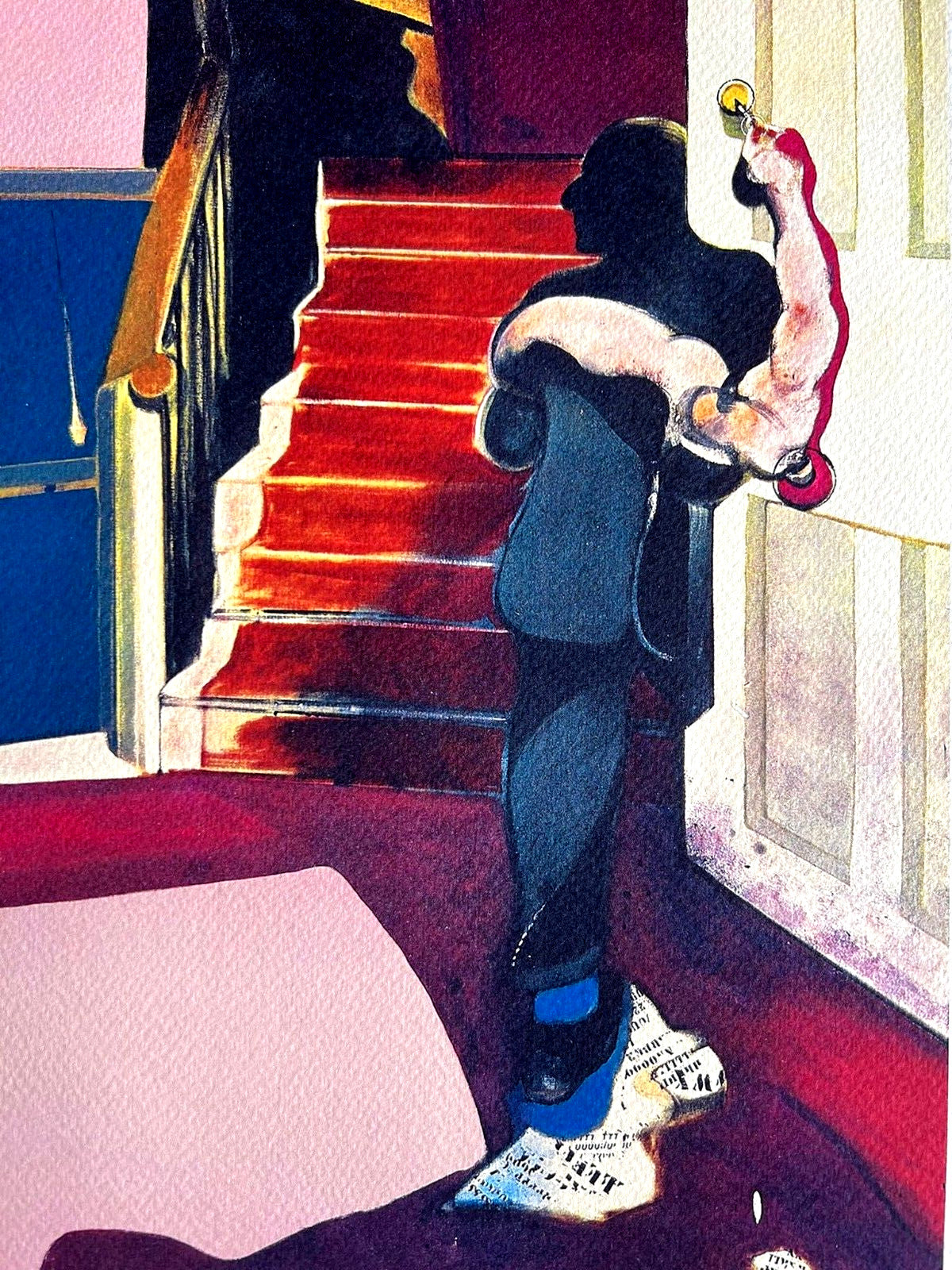 Francis Bacon Lithograph Coa Signed In Pen Numbered In Pencil Rare