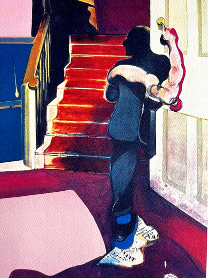 Francis Bacon Lithograph Coa Signed In Pen Numbered In Pencil Rare