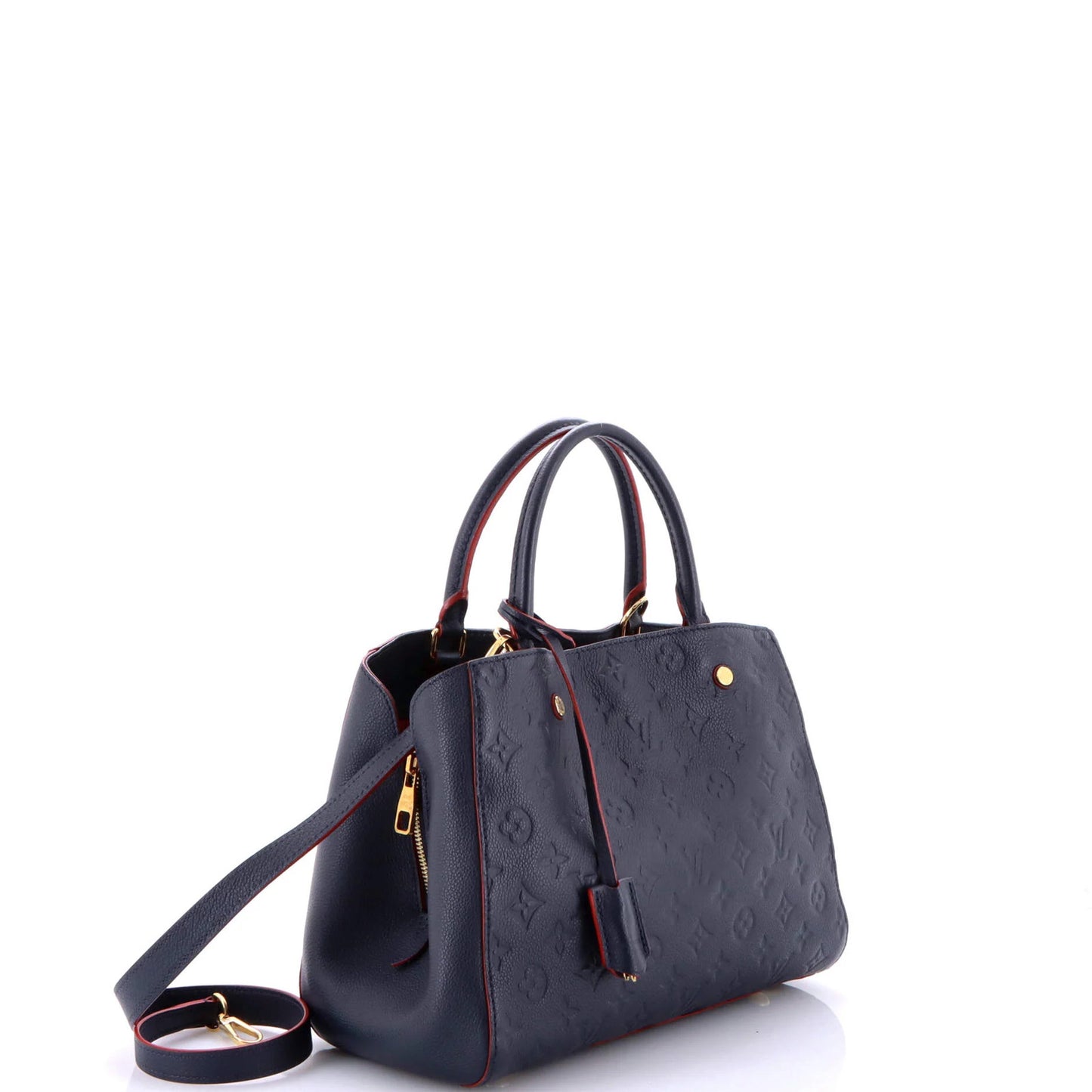 Louis Vuitton Montaigne Handbag Monogram Empreinte Leather Mm