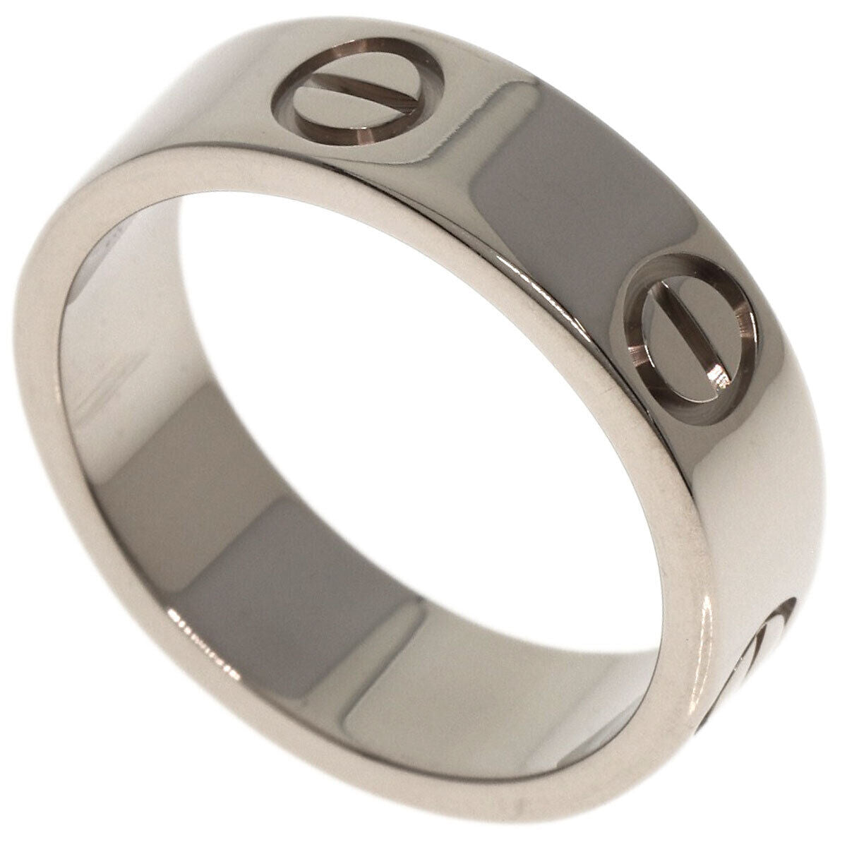 CARTIER   Ring love ring #51 K18 White Gold