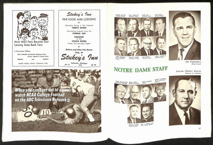 1966 Michigan State Vs Notre Dame College