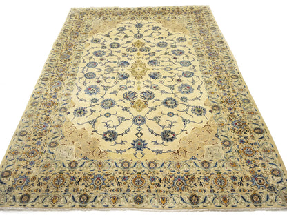 Semi-Antique Vintage Signed Handmade Wool Rug