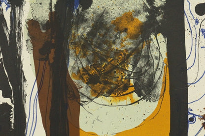 Josep Guinovart 1974 Lithograph Abstract Expressionist Print Barcelona Art 3/75