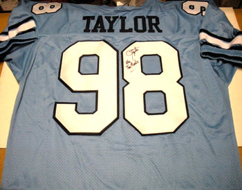 Lawrence Taylor North Carolina Heel W/Coa Signed