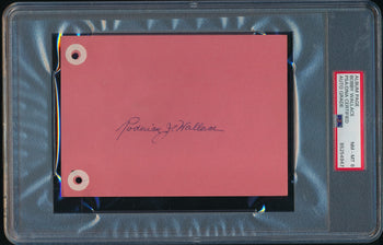 Bobby Wallace Hof Signed/Auto 6X4.5 Album Page