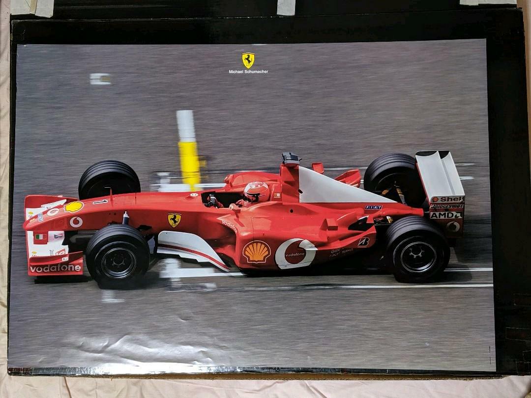 Original Poster Ferrari F1 World Champion 2004 Michael Schumacher