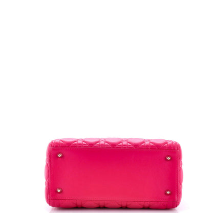 Christian Dior Lady Dior Bag Cannage Quilt Lambskin Medium