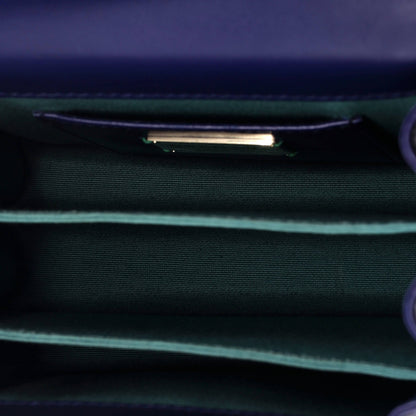 Bvlgari Serpenti Forever Top Handle Bag Leather And Stingray Small