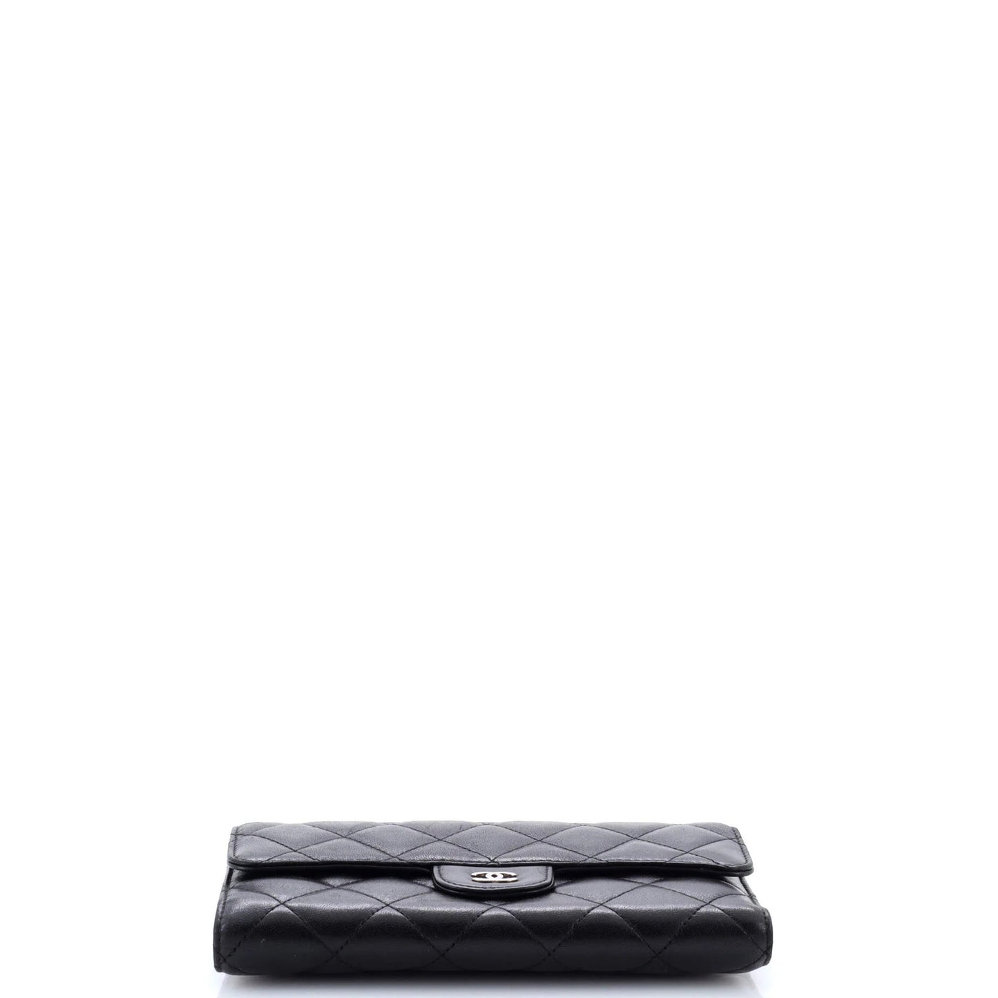 Chanel L-Flap Wallet Quilted Lambskin Long