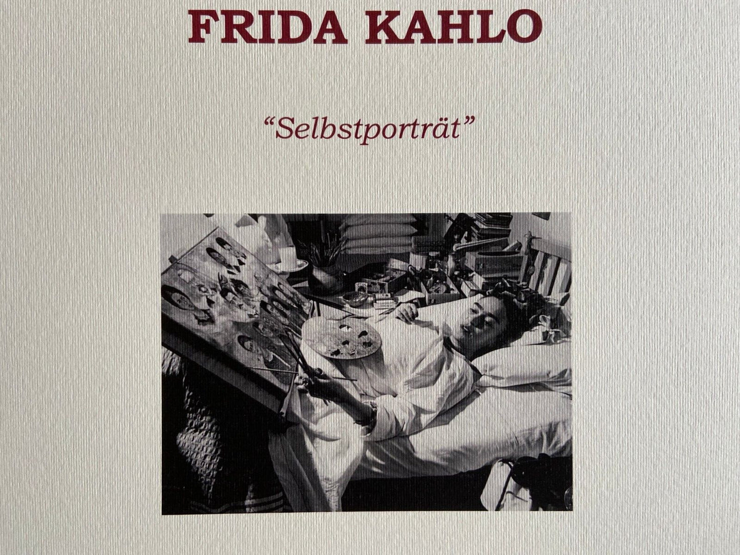 Frida Kahlo Lithograph Coa Hand