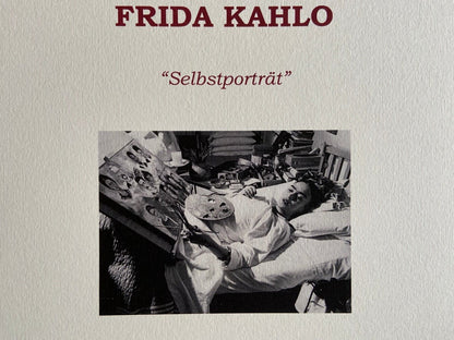 Frida Kahlo Lithograph Coa Hand