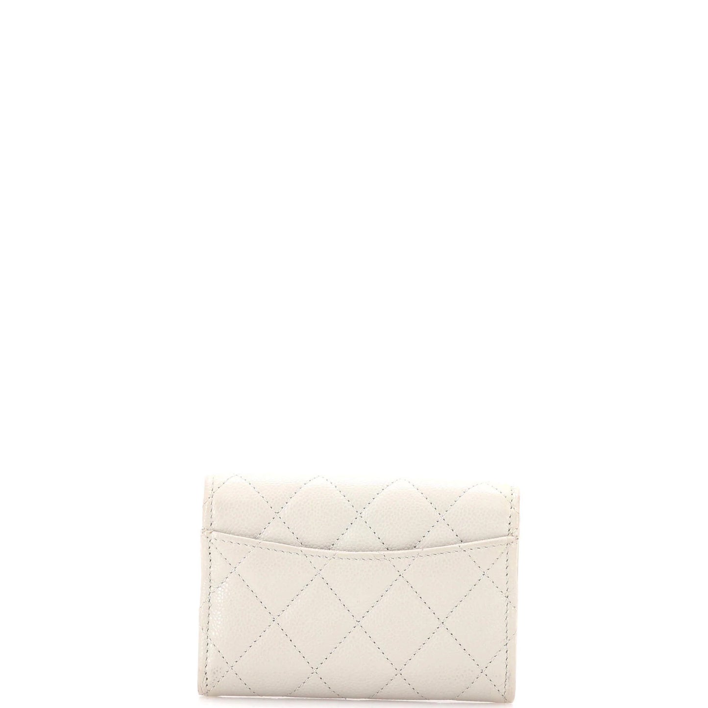 Chanel Classic Flap Card Case Quilted Caviar