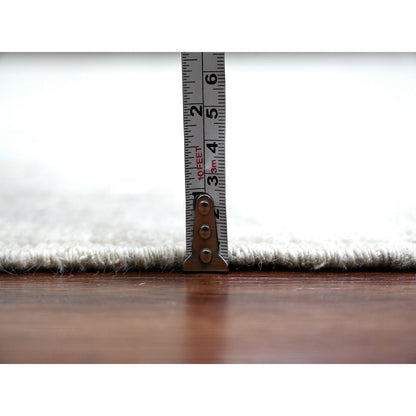 9'9"X13'4" Pastel Gray 100% Wool Afghan Angora Oushak Hand Knotted Rug