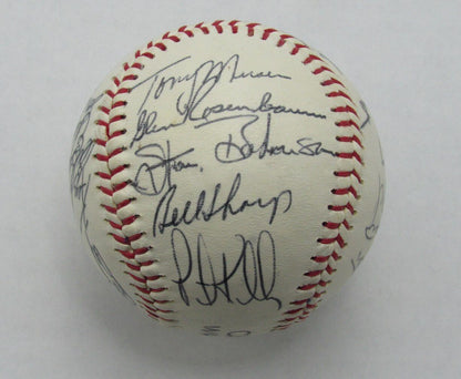 1974 White Sox Team Signed By 22 Baseball Santo