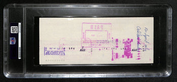 Al Davis Hof Signed/Autographed 8.5X3.5 Bank