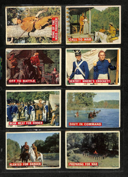 1956 Topps Davy Crockett Card Complete Orange Back Set (1-80) Tv Show 195880