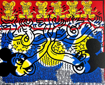 Keith Haring Lithograph Original Signed Numbered