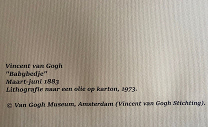 Vincent Van Gogh Museum Lithograph Coa Signed Op Published (Edvard Munch)