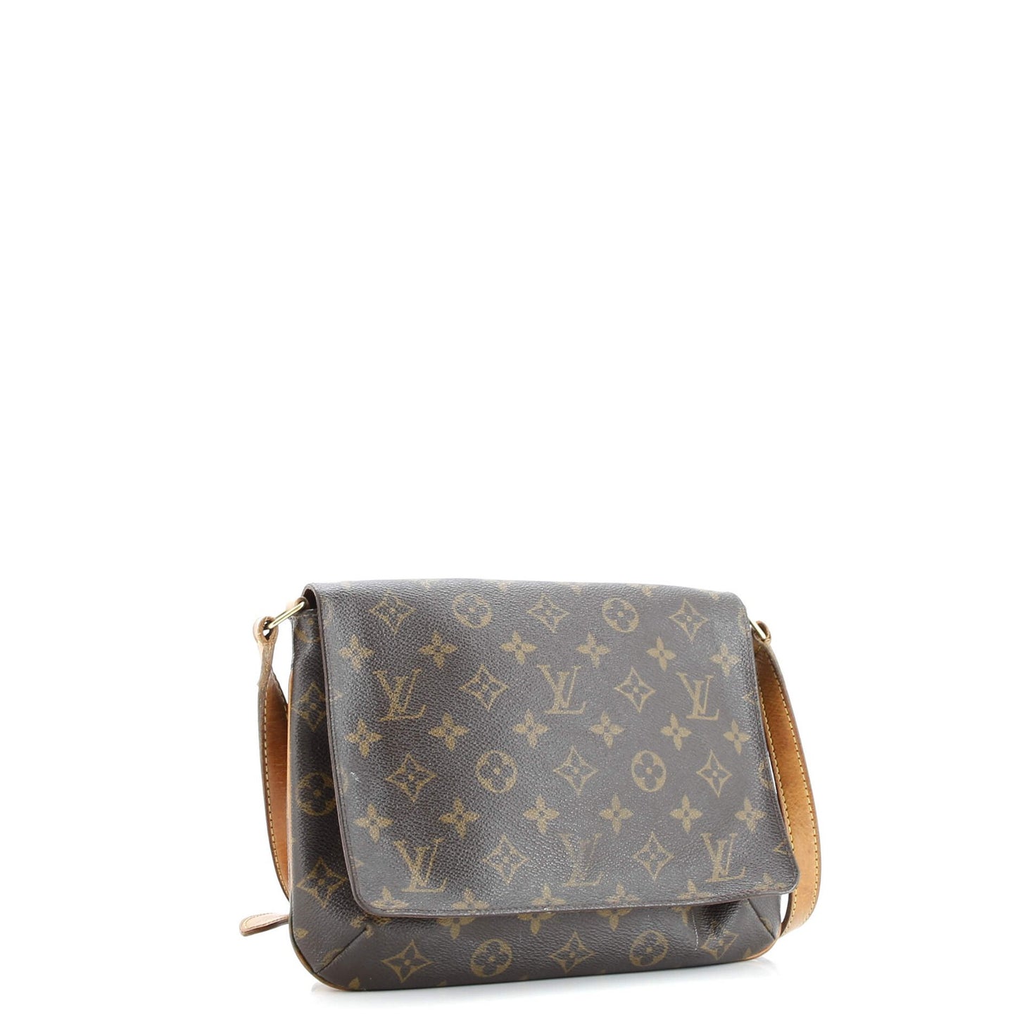 Louis Vuitton Musette Tango Handbag Monogram Canvas