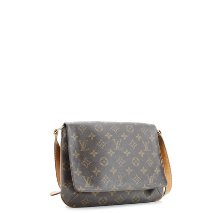 Louis Vuitton Musette Tango Handbag Monogram Canvas