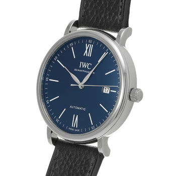 Iwc Portofino Automatic 150 Years Iw356518 Blue Men'S Used Watch #51020
