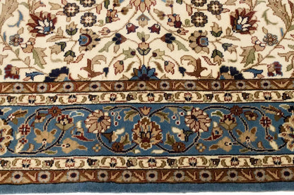 Rare Handmade Kirman Floral Design Rug Oriental