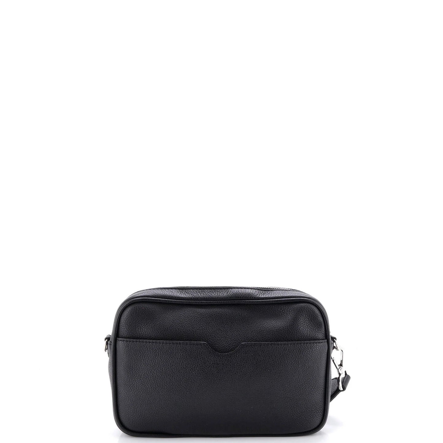 Fendi Logo Camera Bag Embossed Leather