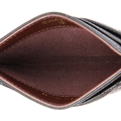 Chanel Classic Card Holder Quilted Caviar