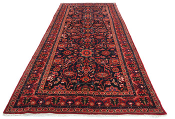 Handmade Vintage Rug Classic 5X11 Ft Floral