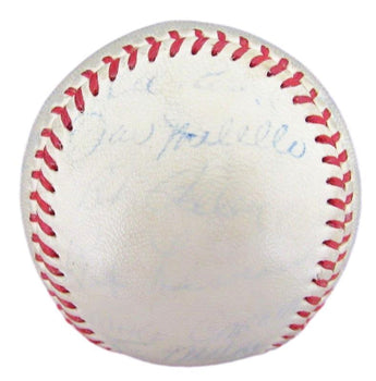 1950'S Cleveland Indians Team Autographed (23