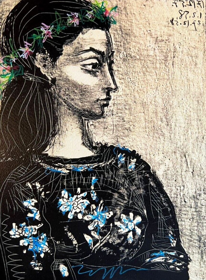 Pablo Picasso - Lithograph Signed Coa - Limited Pencil Numbered