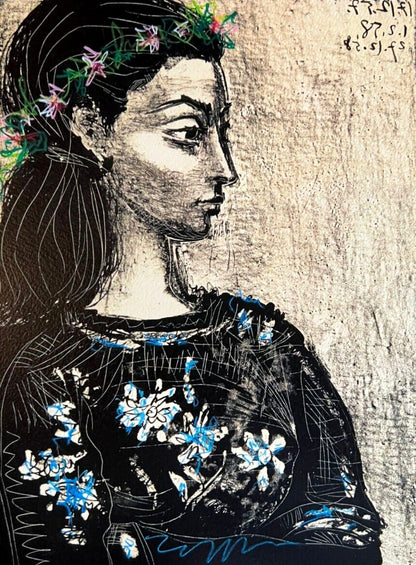 Pablo Picasso - Lithograph Signed Coa - Limited Pencil Numbered