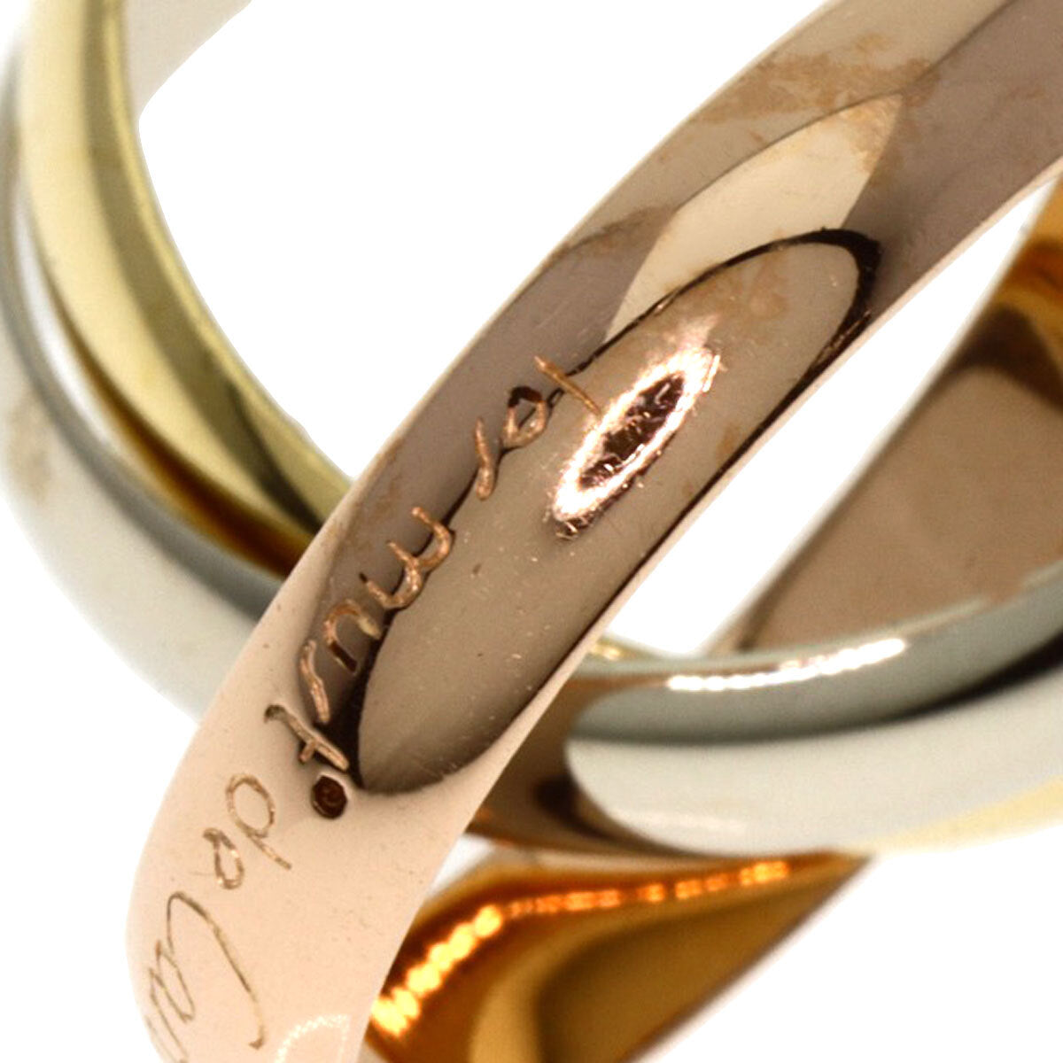 Cartier Ring Trinity #49 K18 Yellow Gold K18