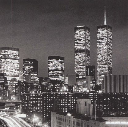 Phot ARTIST UNKNOWN New York City Skyline 15.75" x 15.75" Offset Lithograph 2003