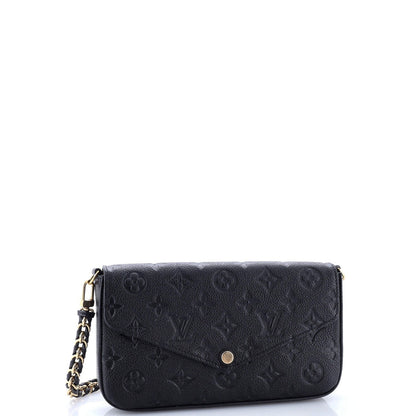 Louis Vuitton Felicie Pochette Monogram Empreinte Leather