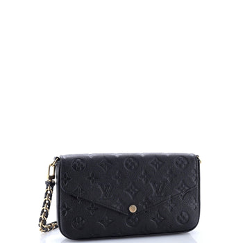 Louis Vuitton Felicie Pochette Monogram Empreinte Leather
