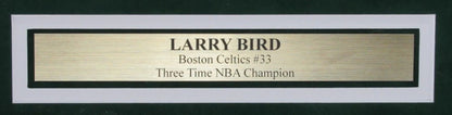Larry Bird Hof Signed/Auto 16X20 Photo Boston Celtics Framed Jsa 189445