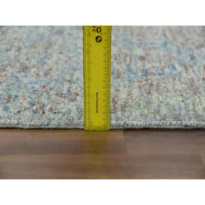 12'X17'4" Obscured And Subtle 100% Wool Hand Knotted Oriental Rug
