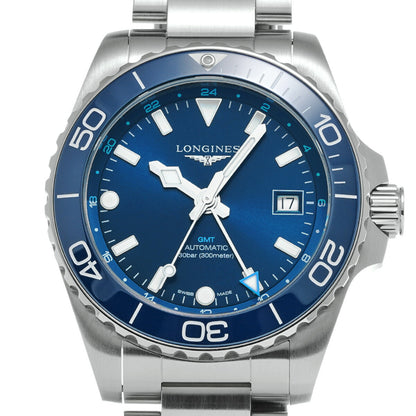 Longines Hydro Conquest Gmt L3.790.4.96.6 Blue Men'S Used Watch #2104