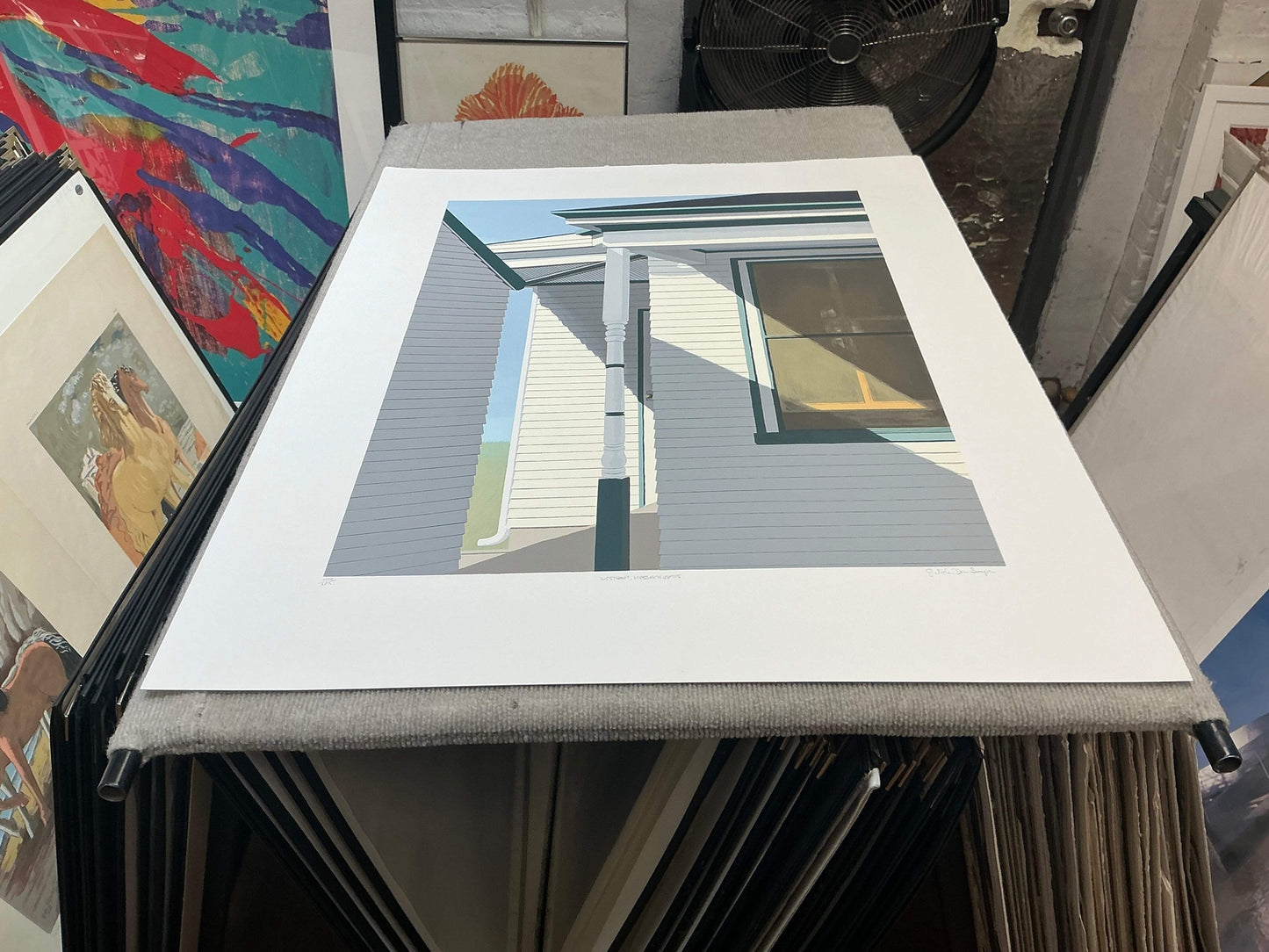 Gretchen Dow Simpson Westport Massachusetts Signed " Serigraph Con